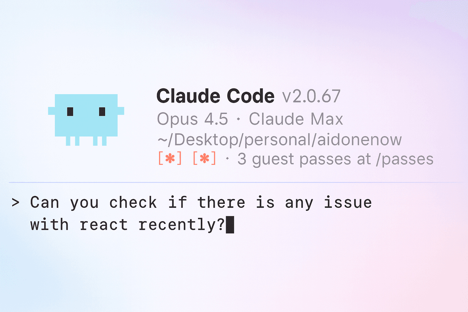 AI coding task in progress